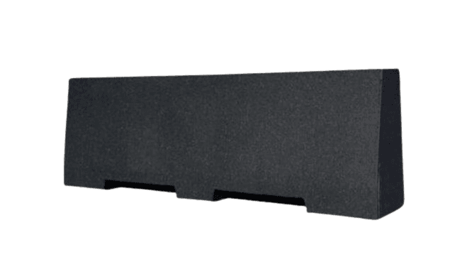 Barieră Colorado 240 cm din cauciuc reciclat pentru protecție trafic și siguranță rutieră