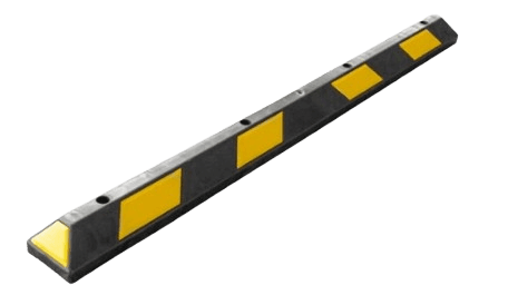 Opritor parcare din cauciuc reciclat pentru organizare trafic și siguranță rutieră